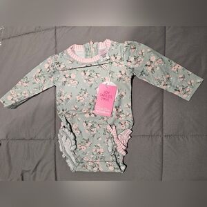 Ruffle Butts Tea Rose Swimsuit Nwt